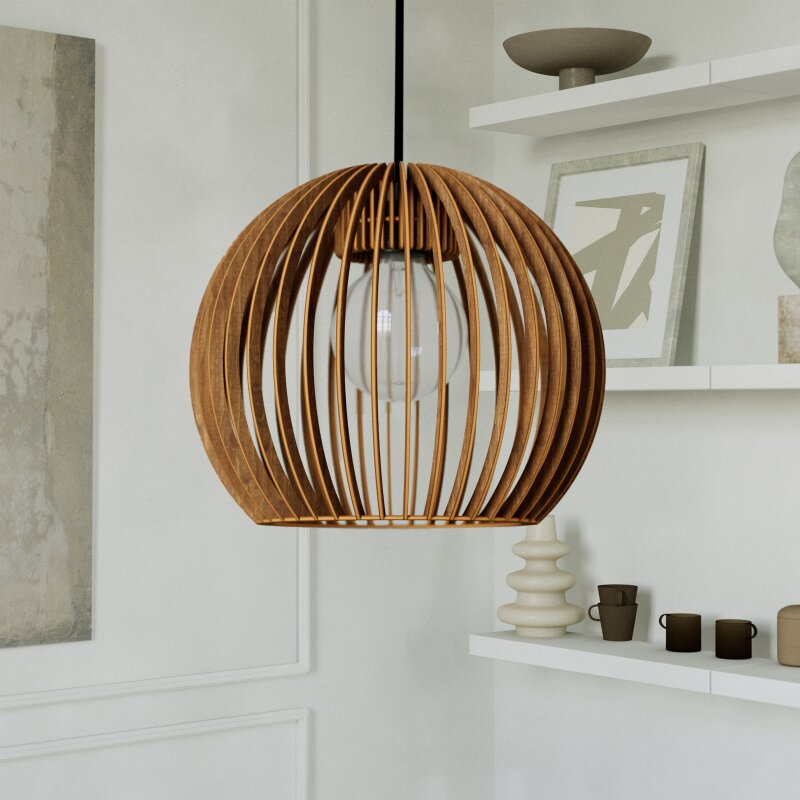 Pendelleuchte BOLA aus Holz
