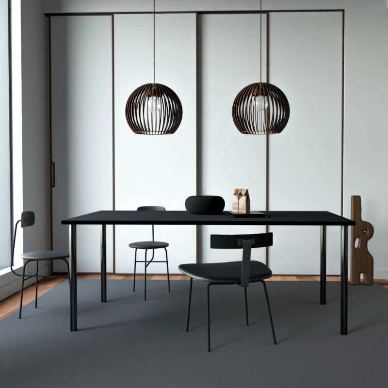 Pendelleuchte BOLA aus Holz