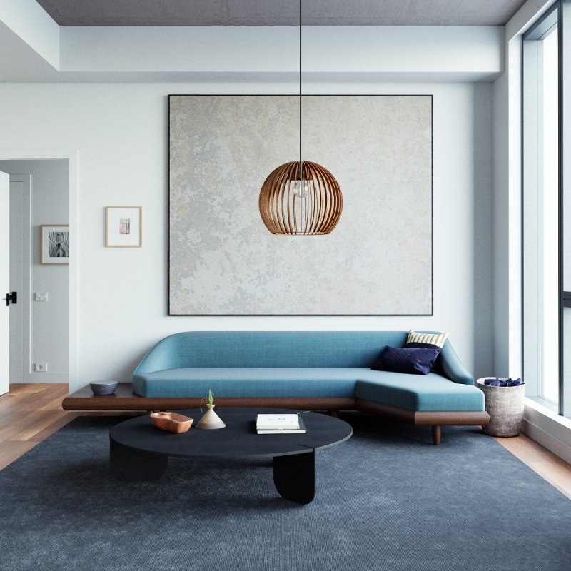 Pendelleuchte BOLA aus Holz