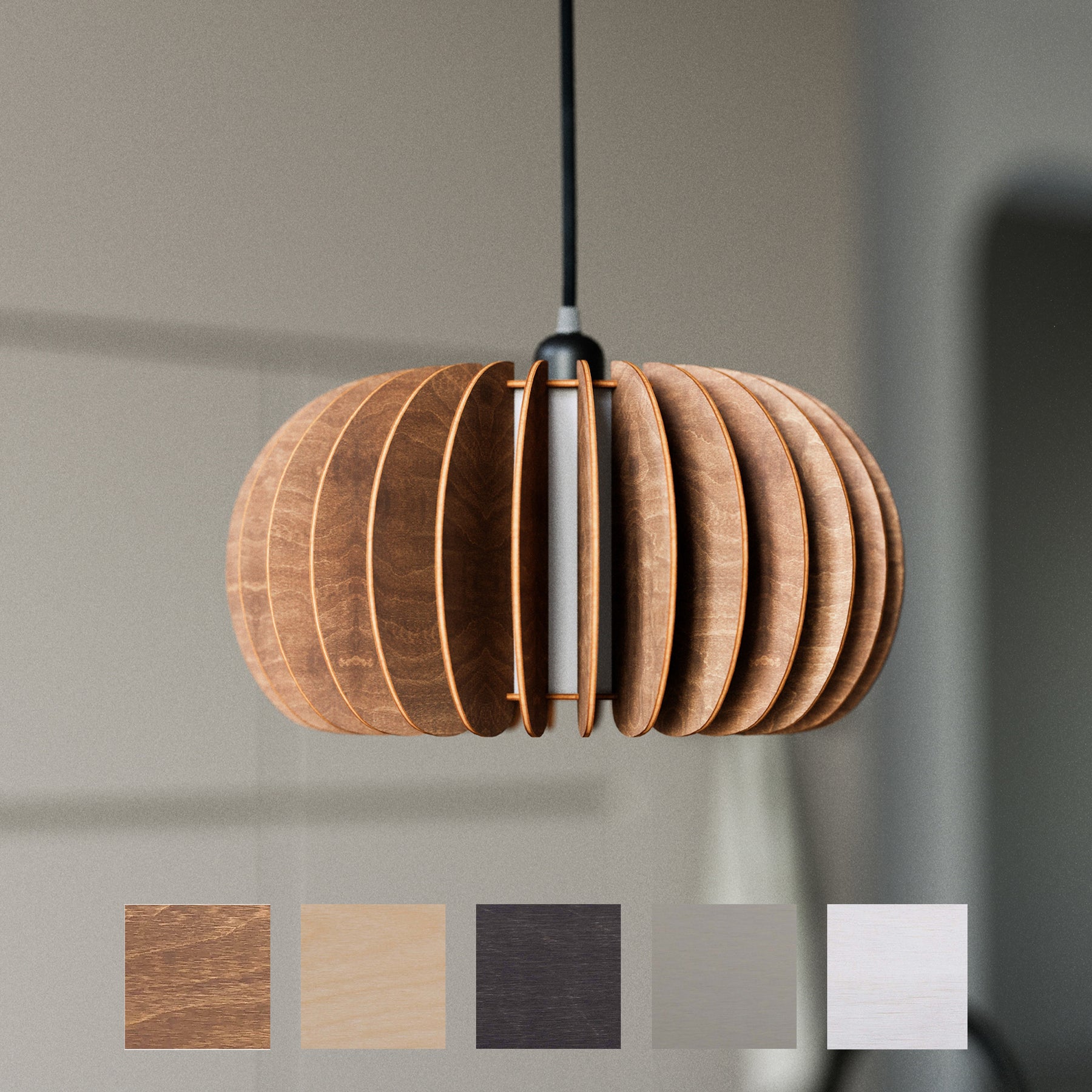 Pendelleuchte NINO aus Holz