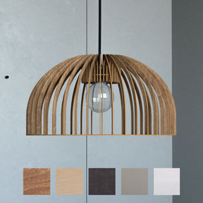 Pendelleuchte HUEVO aus Holz