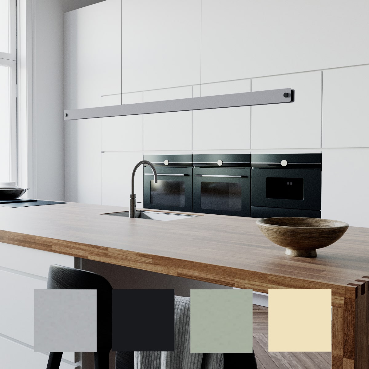 ZEUS Hängeleuchte Linoleum