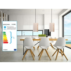 Pendelleuchte COLUMNA aus Holz