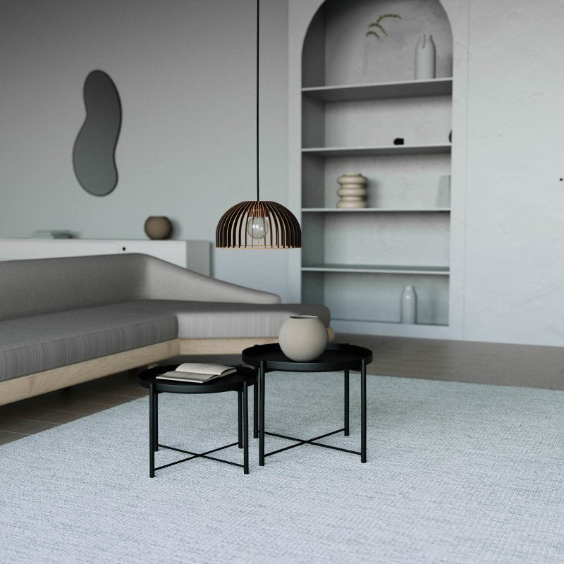 Pendelleuchte HUEVO aus Holz