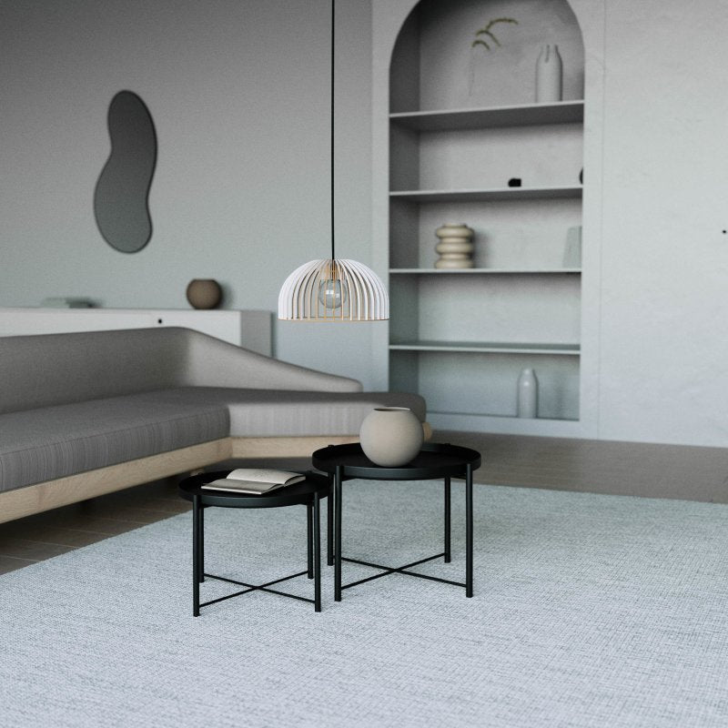 Pendelleuchte HUEVO aus Holz