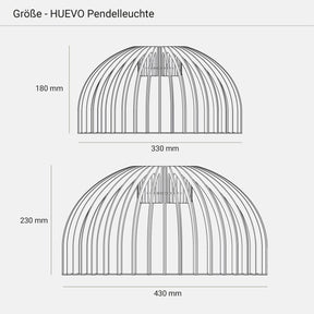 Pendelleuchte HUEVO aus Holz
