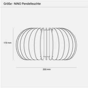 Pendelleuchte NINO aus Holz