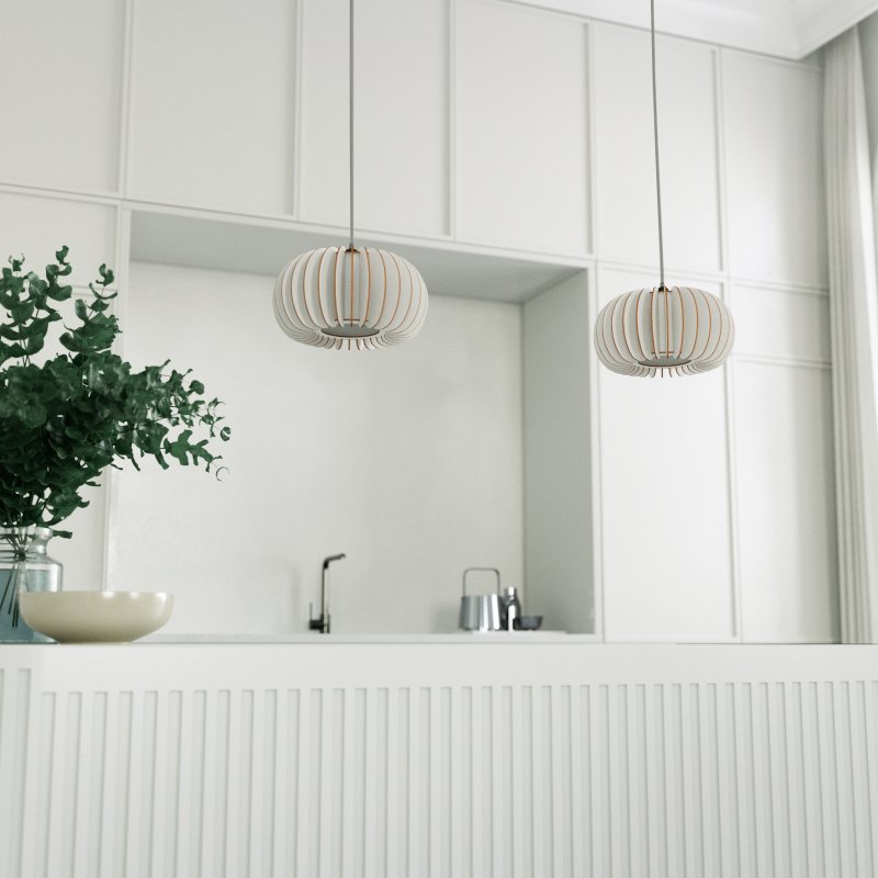 Pendelleuchte NINO aus Holz