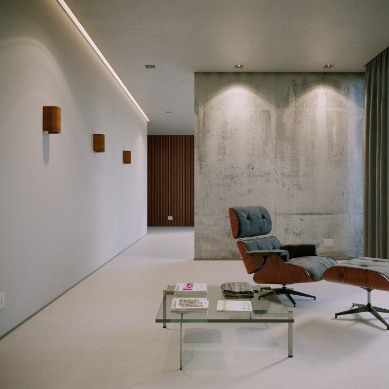 Wandleuchte ALTO aus Holz