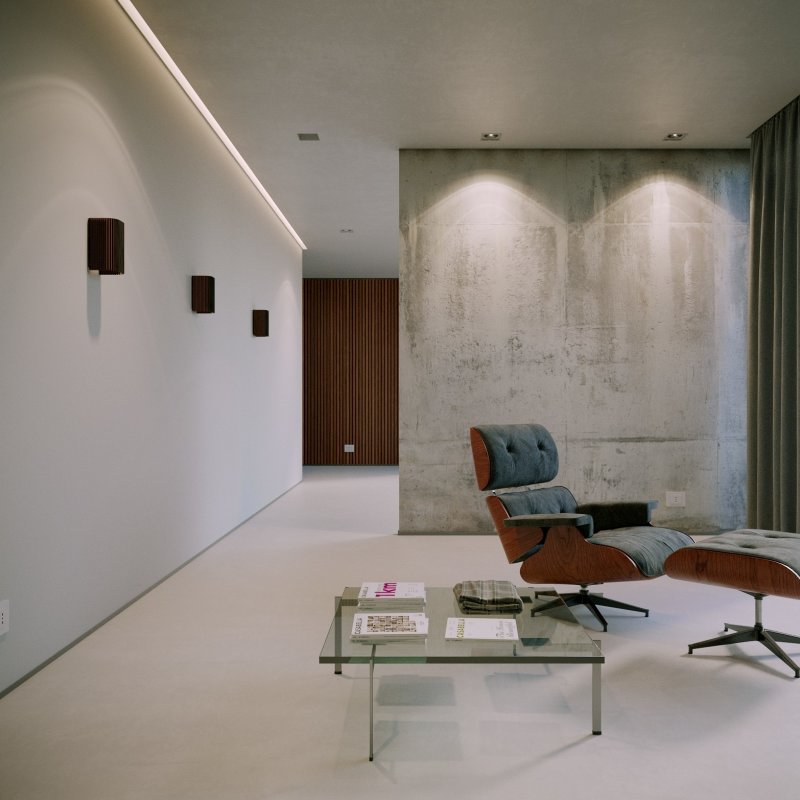 Wandleuchte ALTO aus Holz