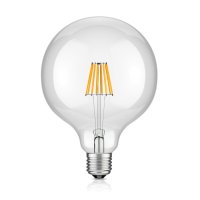 E27 LED Lampe Filament - GLOBE KLAR 7 Watt | 806 Lumen