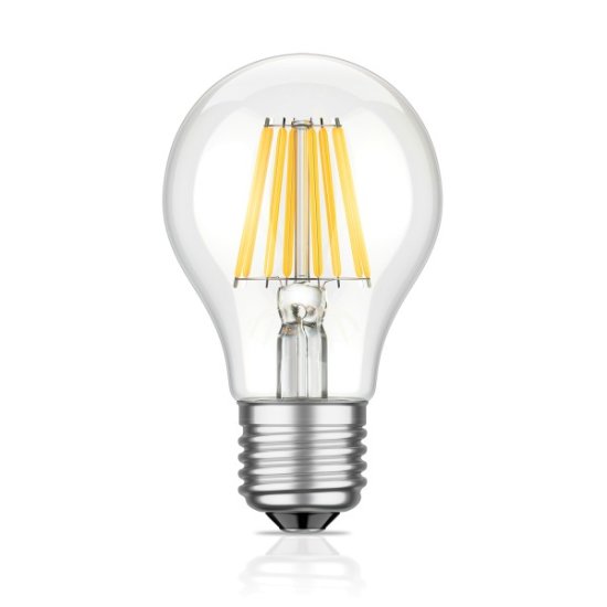 E27 LED Lampe Filament - KLAR 7 Watt | 806 Lumen